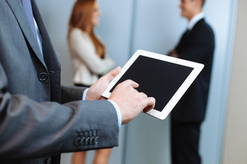 Businessman with Digital tablet