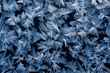 frost on glass