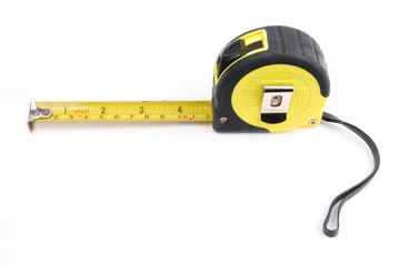 measure isoalted on white