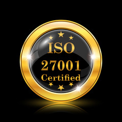Fototapeta na wymiar ISO 27001 icon