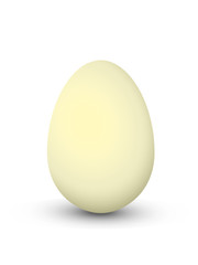BLANK YELLOW EASTER EGG (icon symbol)