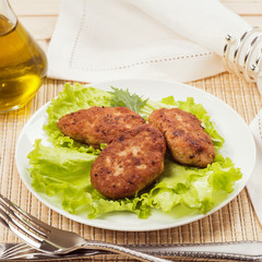 Fresh meat patties