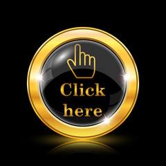 Click here icon