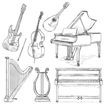 Vector Set of Musical Instruments