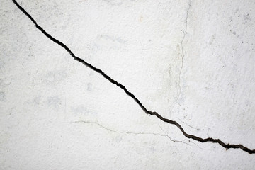 Obraz premium crack white wall.