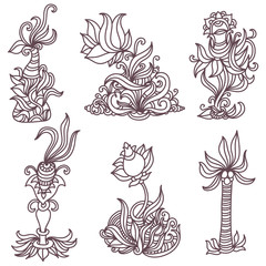 unusual sketch plants