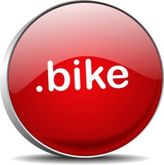 .bike Domain Knopf Button Vektor