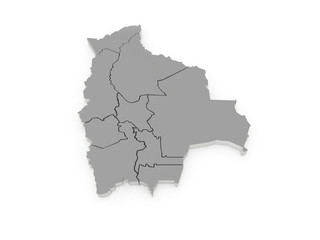 Map of Bolivia