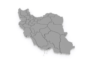 Fototapeta premium Map of Iran