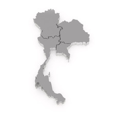 Map of Thailand