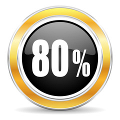 80 percent icon