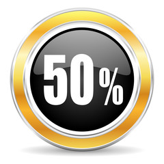50 percent icon
