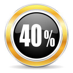 40 percent icon