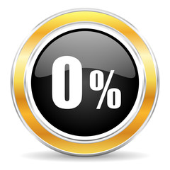 0 percent icon
