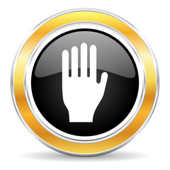 Obraz premium stop icon