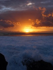 mer reunionnaise et soleil