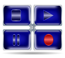 button icons for media