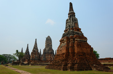 Fototapeta na wymiar Świątynia Chaiwatthanaram Ayuthaya prowincji Tajlandii