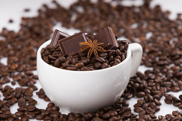 Sweet capuccino cup