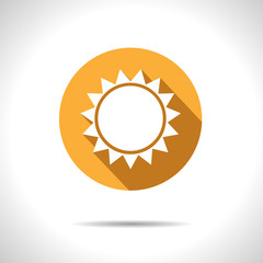 Vector sun icon. Eps10