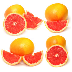 Collection of sliced grapefruit