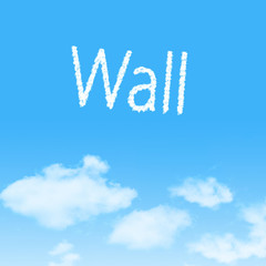 cloud icon with design on blue sky background