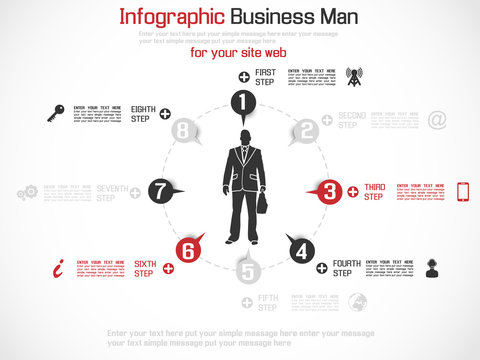 INFOGRAPHIC BUSINESS MAN SPECIAL EDITION
