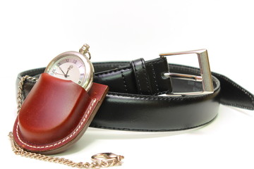 orologio e cintura