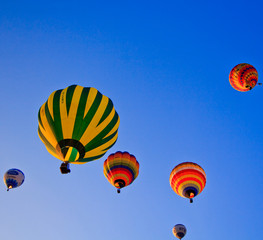 Fototapeta premium Colorful balloons on the sky