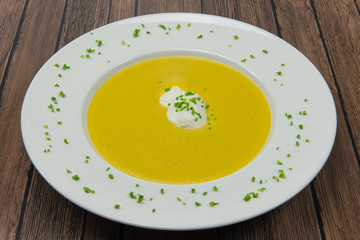 Gemüsecremesuppe