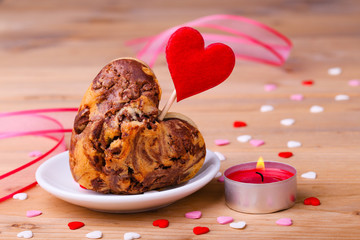 Kleiner Kuchen mit Herz!