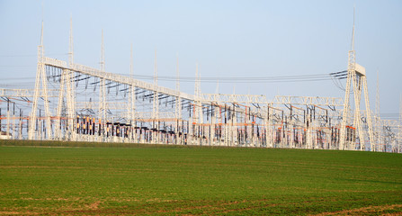 Obraz premium high voltage substation