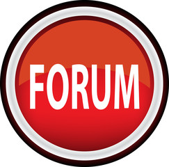 Круглый векторный знак с надписью FORUM