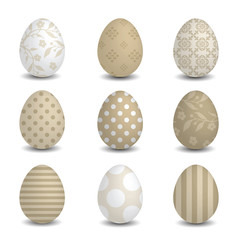 Set of Easter eggs