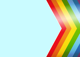 Rainbow direction concept