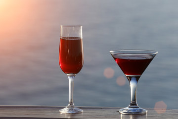Wine glasses