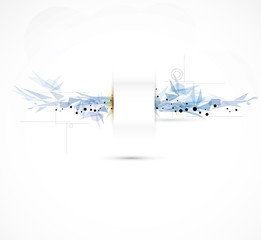 Obraz premium abstract internet computer technology business solution