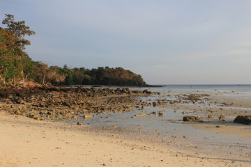 Fototapeta na wymiar Bassa marea