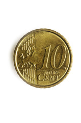 10 cent euro coin Moneda de diez céntimos de euro