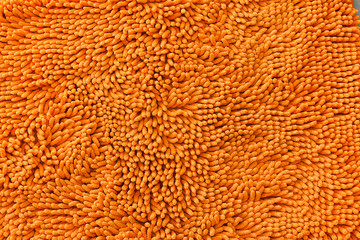 Orange doormat