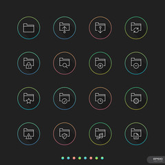 Folders Icons set