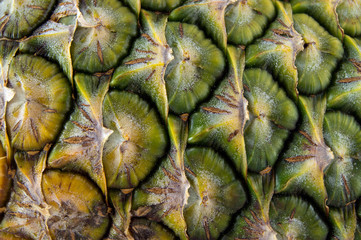 Fototapeta premium Close up texture of pineapple background.