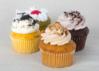 cupcake. cup cake on the background