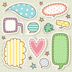 abstract speech bubble design