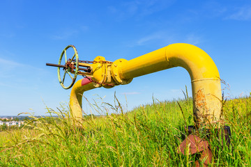 Stopcock on pipe