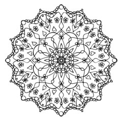 Mandala Black and White