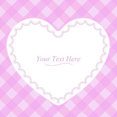 Pink Heart Frame