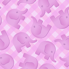 Pink Elephant Background