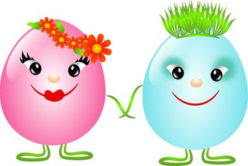 Couple of cute easter eggs