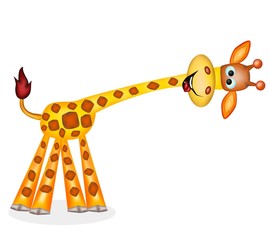 Plakat giraffa